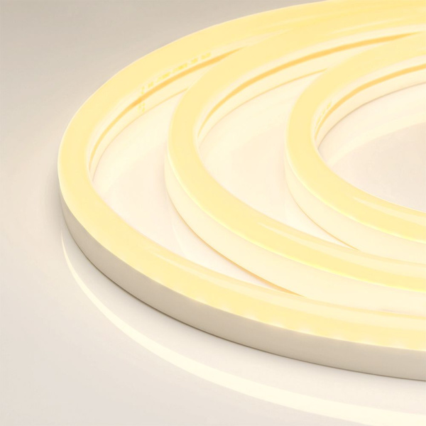 Светодиодная лента герметичная MOONLIGHT-SIDE-X336-12x24mm 230V Warm2700 (11 W/m, IP65, 50m, wire x1) Arlight 055520