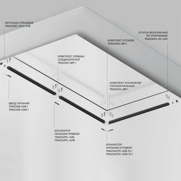Шинопровод Maytoni Technical TRX034-SCH-423B