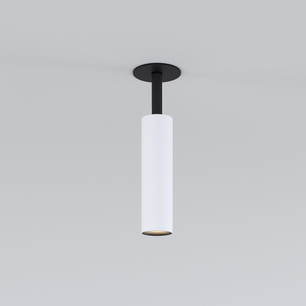 Встраиваемый светодиодный спот Elektrostandard Diffe 25040/Led белый/черный a058228