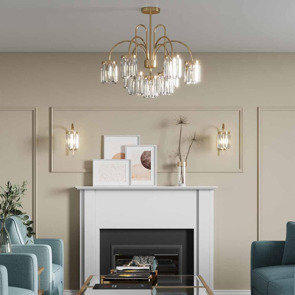 Подвесная люстра Odeon Light Classic Vassa 4987/9C