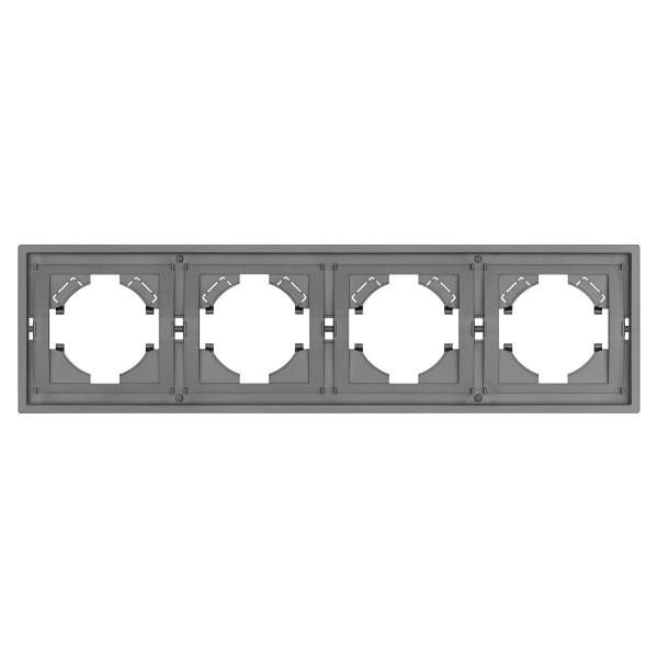 Рамка пластиковая FRM-TENDO-PL-4-GR Arlight 053849