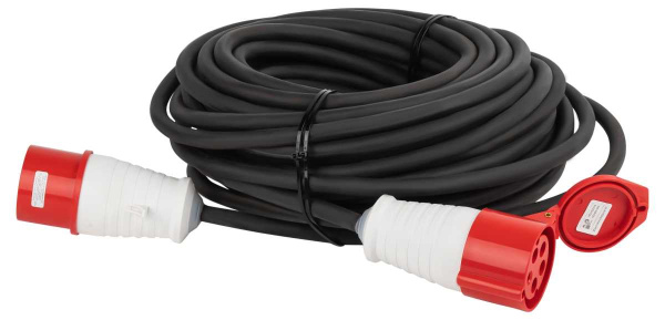 Удлинитель силовой ЭРА IND380-U-1e-5x4-30m-IP44 на 380В в бухте 1 розетка CEE 5P 30м КГ 5х4 32A IP44 Б0057299