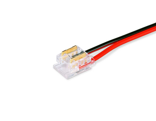 Соединитель гибкий двухсторонний AMBRELLA LIGHT ILLUMINATION COB 12/24V для лент 8/10mm (2 конт.) (10шт. в комплекте) GS7895