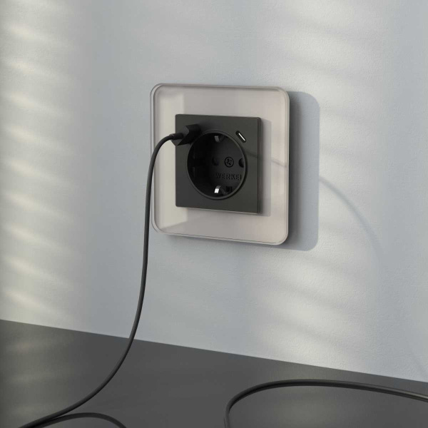 Рамка Werkel Elite на 1 пост дымчатый W0012417 4690389180644