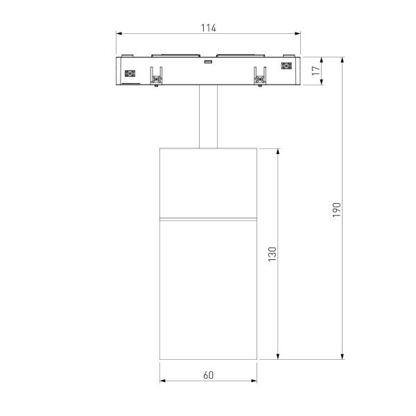Трековый светодиодный светильник Elektrostandard Slim Magnetic Comfi 85188/01 a066516