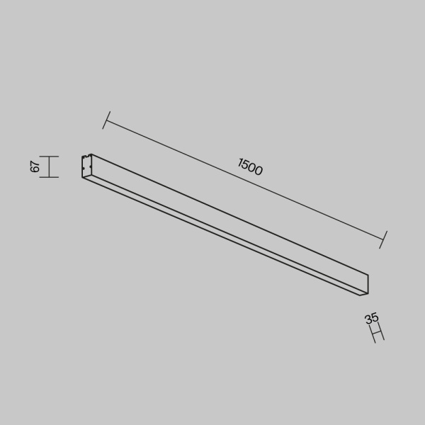 Линейный светильник Maytoni Technical LL311037
