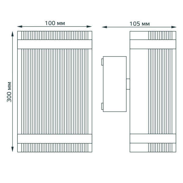 Уличный настенный светильник Gauss Electra GD162