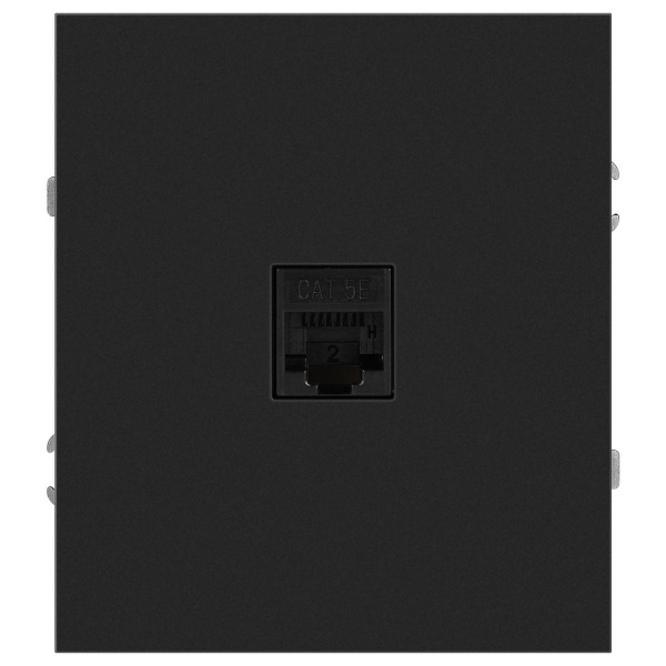 Розетка ЭРА Arktik 16-3107-05 информационная RJ45 антрацит Б0070478