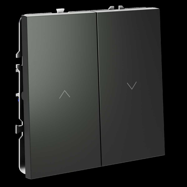 Выключатель встраиваемый S70 для жалюзи 10А, (титан) Voltum VLS020706