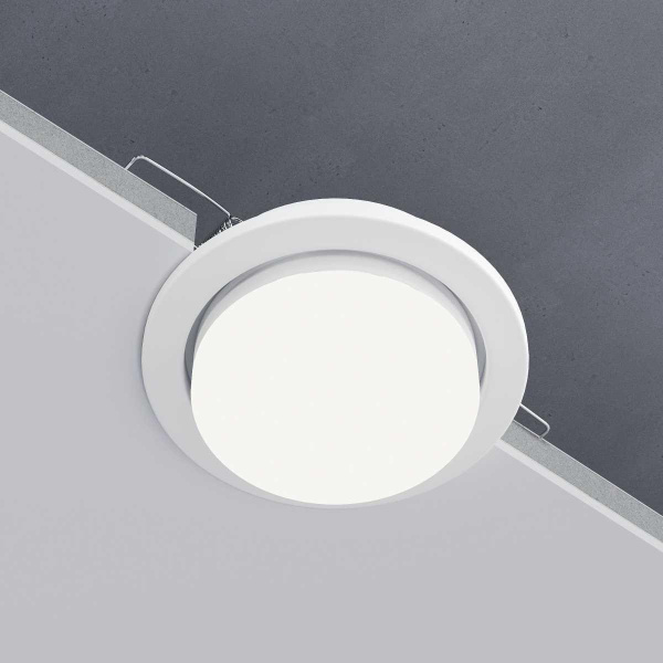 Встраиваемый светильник Elektrostandard 1035 GX53 WH белый a032501