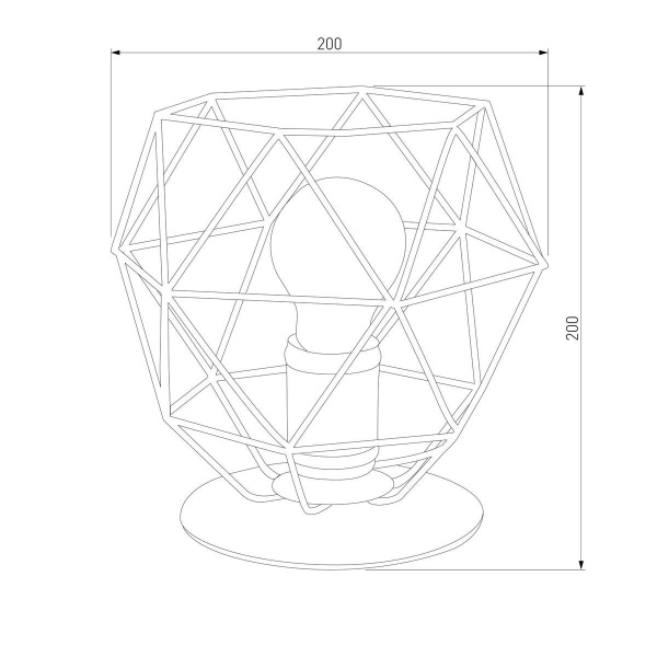 Настольная лампа TK Lighting 3061 Galaxy