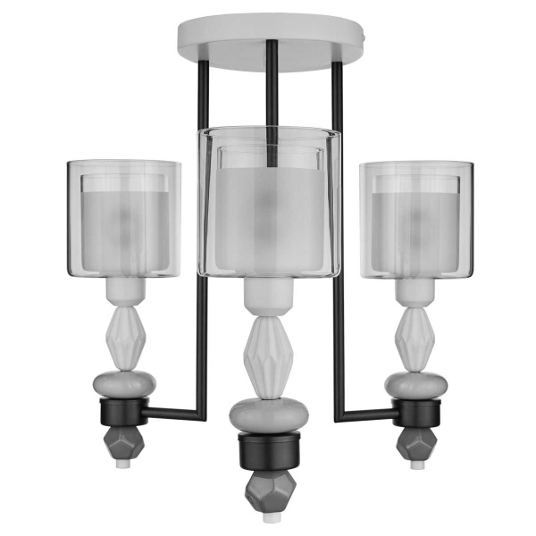 Потолочная люстра 33 ИДЕИ CHN902K.03.WH17.WBL-S25TR