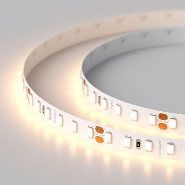 Светодиодная лента Arlight 14,4W/m 120Led/m 2835SMD теплый белый 5M RT 2-5000 24V Warm2700 2x 015699