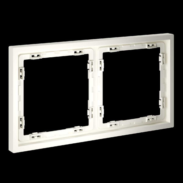 Рамка пластиковая S70 на 2 пост, (хлопок) Voltum VLS100213