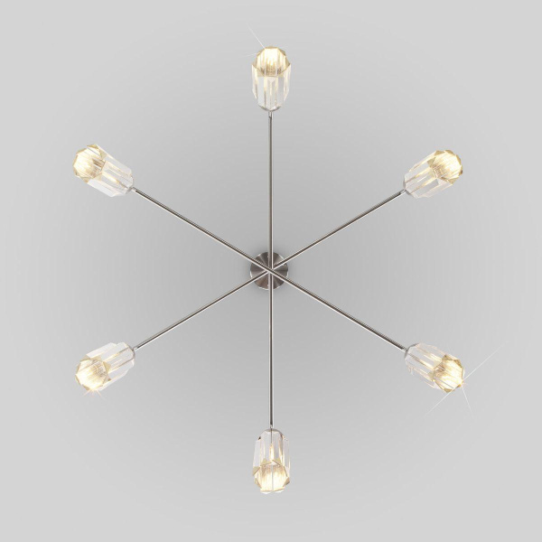 Подвесная люстра Eurosvet Gilian 60163/6 никель