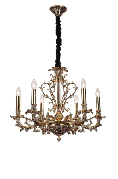 Подвесная люстра Lucia Tucci Firenze 1780.6 Antique Gold