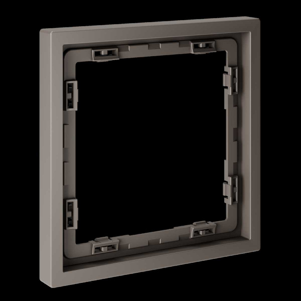 Рамка пластиковая S70 на 1 пост, (капучино) Voltum VLS100114