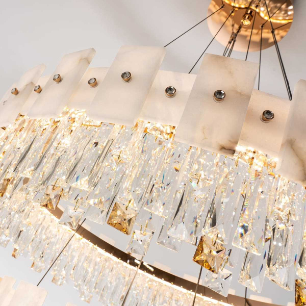 Подвесная светодиодная люстра Modelux Premium ML.6980.800.500P GD