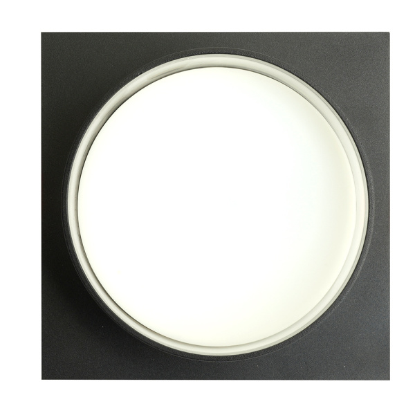 Светильник встраиваемый Feron DL701 потолочный GX70 черный квадрат 51096