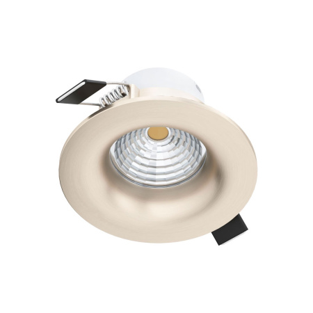 98244 Cветодиод. встраиваемый светильник SALICETO димм., 6W(LED), Ø88, 380lm, 3000K, алюминий, никел