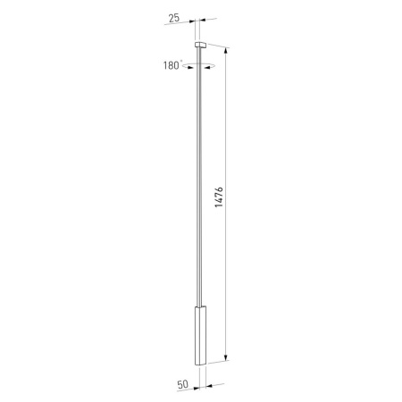 Настенный светодиодный светильник Elektrostandard Alto LED латунь 3000K 40133/LED a069821