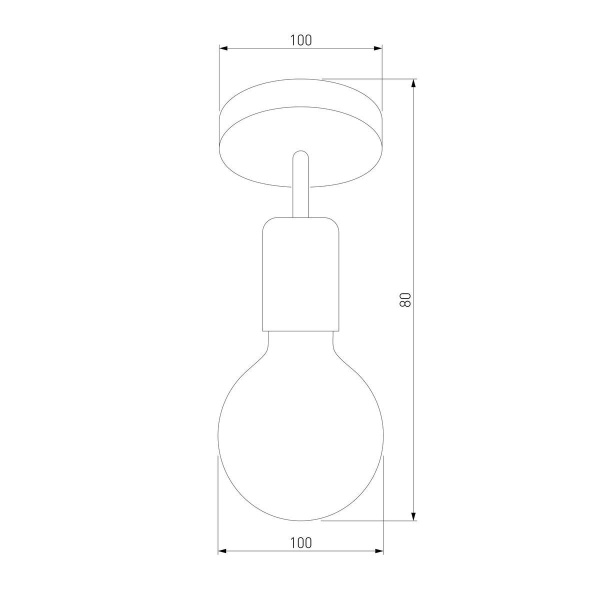 Потолочный светильник TK Lighting 1901 Retro
