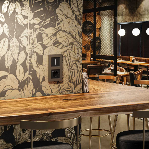 Рамка Werkel Slab на 2 поста бронза матовый W0022963 4690389193408