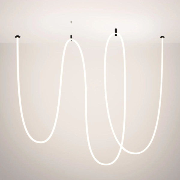 Подвесной светодиодный светильник Arlight SP-Tropic-Built-Trimless-R18-L10000-110W Warm3000 043392