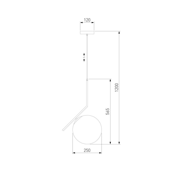 Подвесной светильник Eurosvet 50153/1 хром