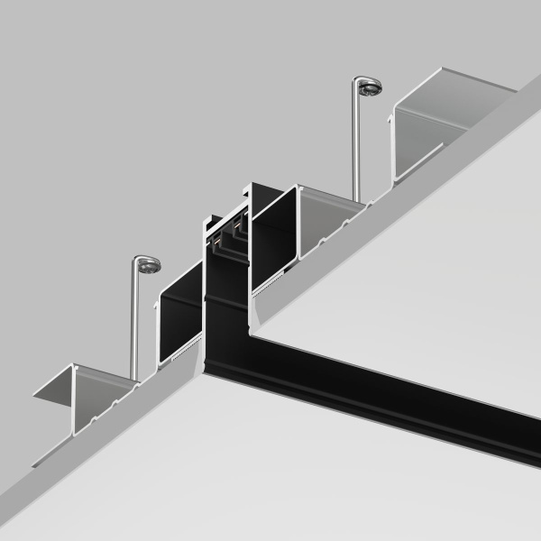 Шинопровод встраиваемый однофазный Denkirs Smart Hide TR2012-BK