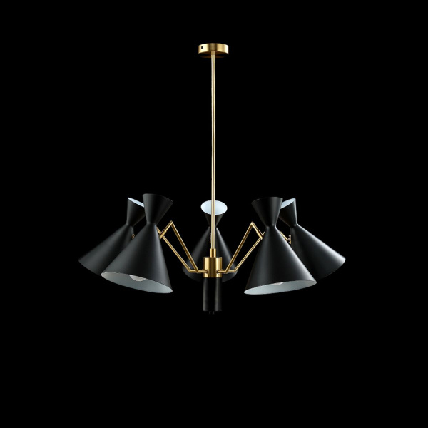 Подвесная люстра Crystal Lux Joven SP5 Gold/Black