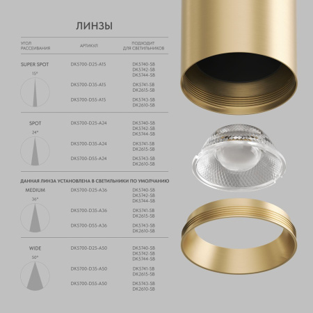 Трековый светодиодный светильник Denkirs Shine Spot DK5743-SB