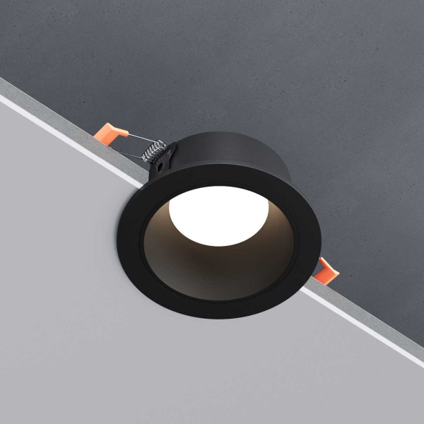 Встраиваемый светодиодный светильник Elektrostandard Basic 25082/LED 7W 4200K чёрный a062941