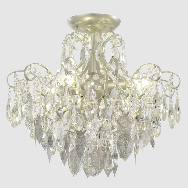 Потолочная люстра Crystal Lux Esmiralda PL4 Silver