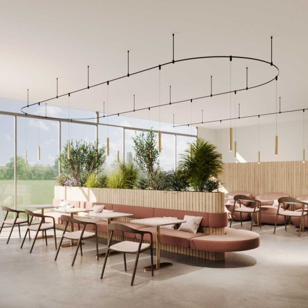 Трековый подвесной светильник Maytoni Technical Skim TR210-1-5W3K-M-BBS