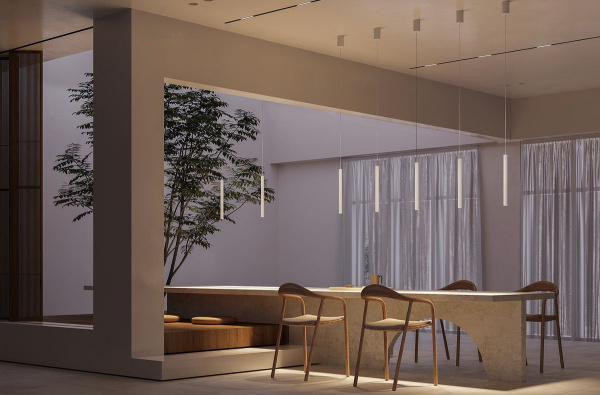 Подвесной светодиодный светильник Maytoni Pro Base MOD159PL-L6GK