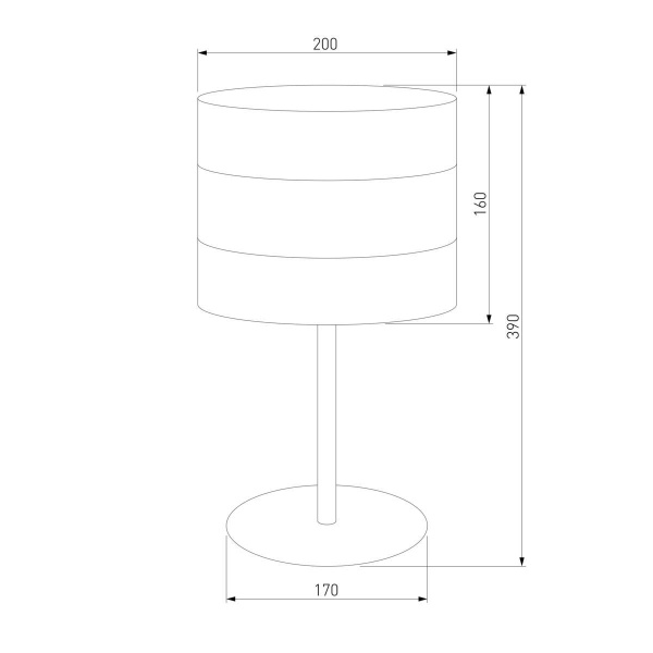 Настольная лампа TK Lighting 5054 Tago Black