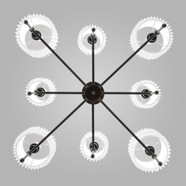 Подвесная люстра Eurosvet Notturno 60162/8 черный