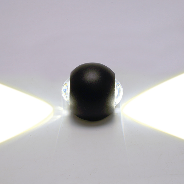 Светодиодный светильник стационарный Feron AL51 2*1W 4000K черный 51130