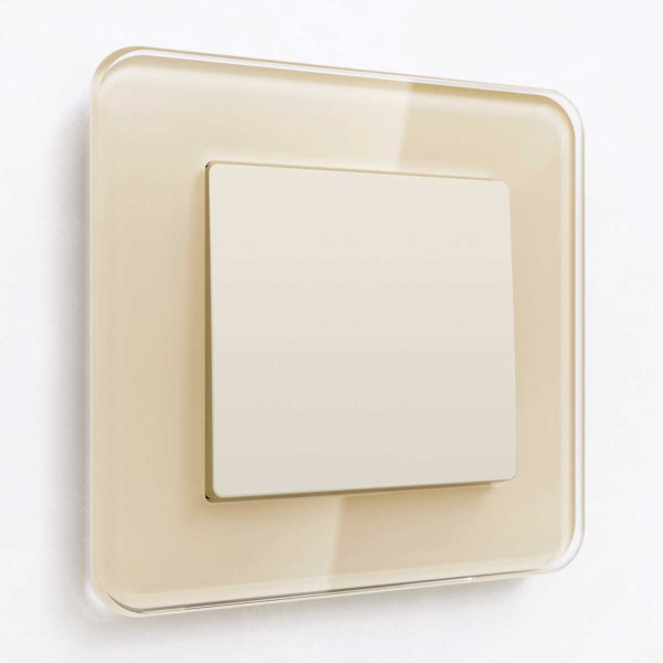 Выключатель одноклавишный проходной Werkel айвори матовый W1112062 4690389184604