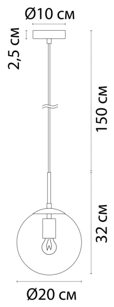 A1920SP-1GO Подвесной светильник Arte Lamp VOLARE A1920SP-1GO