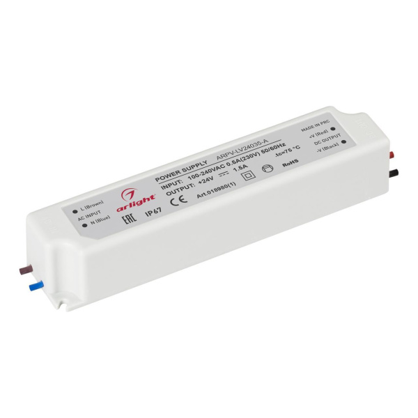 Блок питания Arlight ARPV-LV24035-A 24V 35W IP67 1,5A 018980(1)