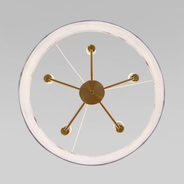 Подвесная люстра Eurosvet Brume 60174/5 латунь a069024