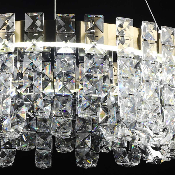 Люстра Reluce 02601-0.4-104W LED COP+CH