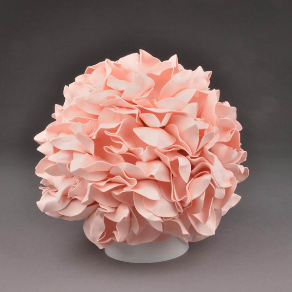 Настольная лампа Uniel ULW-R07 T/3000K/150C/A Гортензия белый/Пудровый UL-00007226