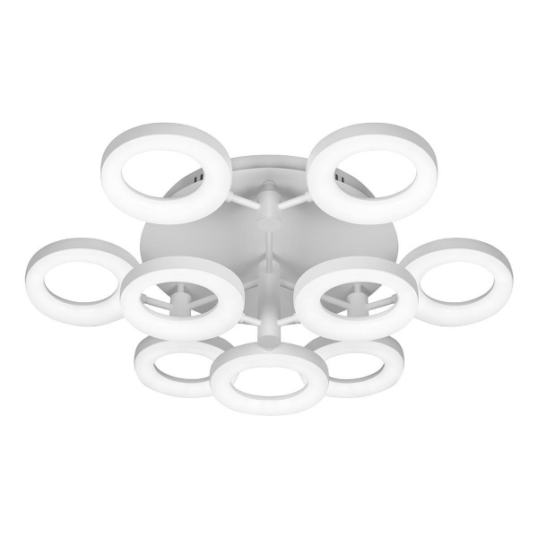 Потолочная светодиодная люстра iLedex Jomo FS-014-X9 108W WH