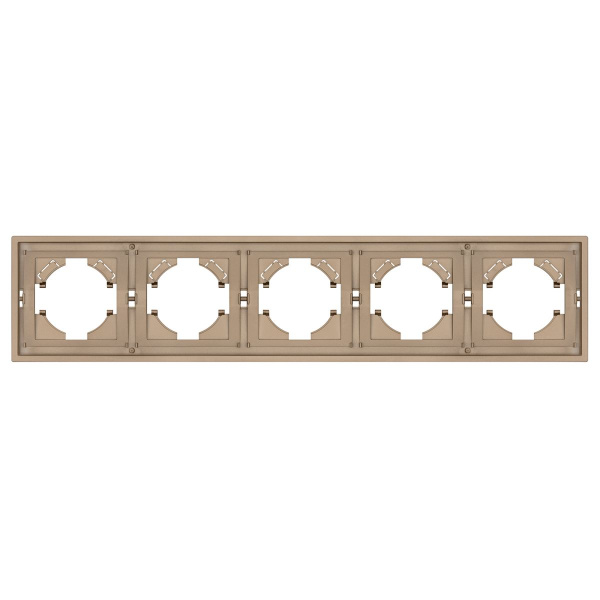 Рамка пластиковая FRM-TENDO-PL-5-GD Arlight 053854
