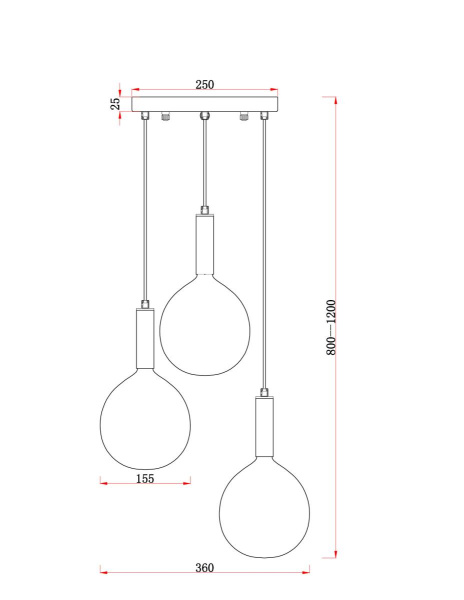 Подвесной светильник Freya Sway FR5269PL-03CH