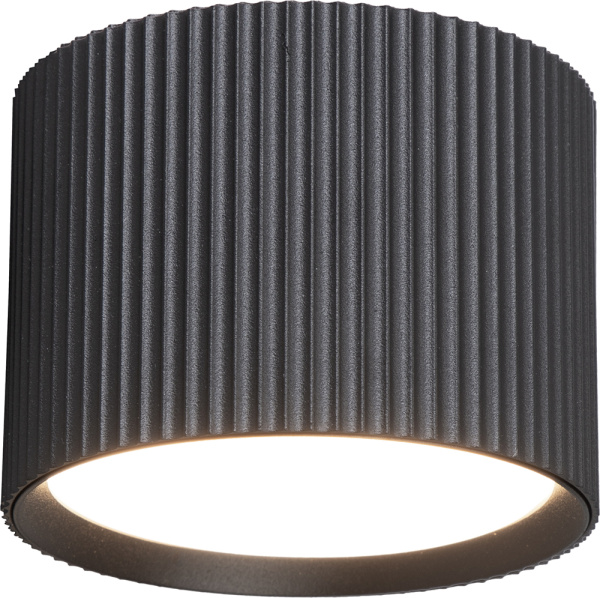 Светильник потолочный Feron HL458  Barrel ARIA 12W, 230V, GX53, черный