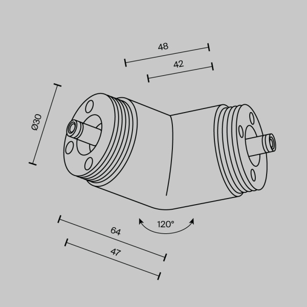 Аксессуар Maytoni Technical CA018LWC-B